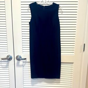 Sleeveless teal Midi Sheath Dress